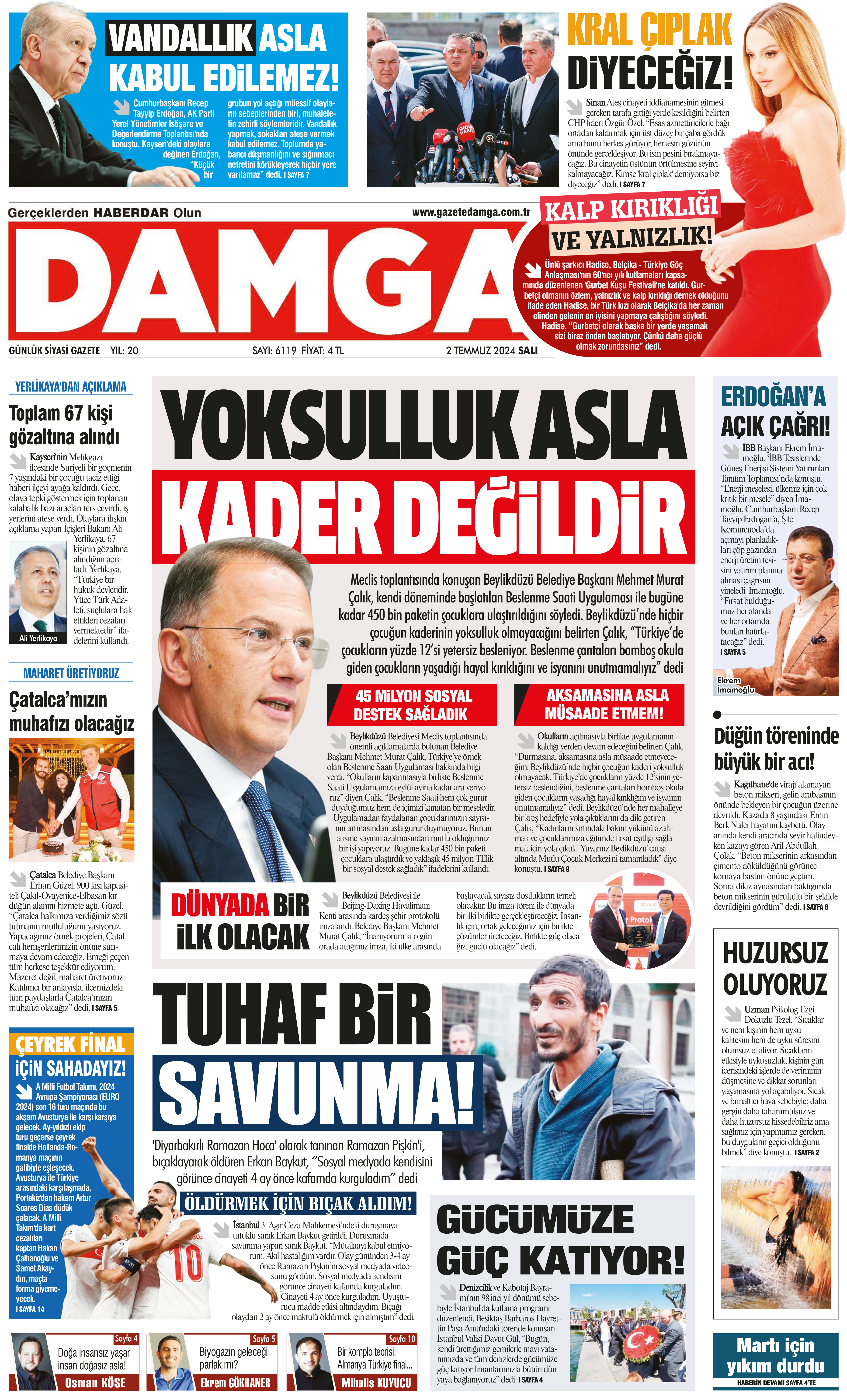 https://www.damga.com/DAMGA 02 Temmuz 2024 Salı Sayfaları