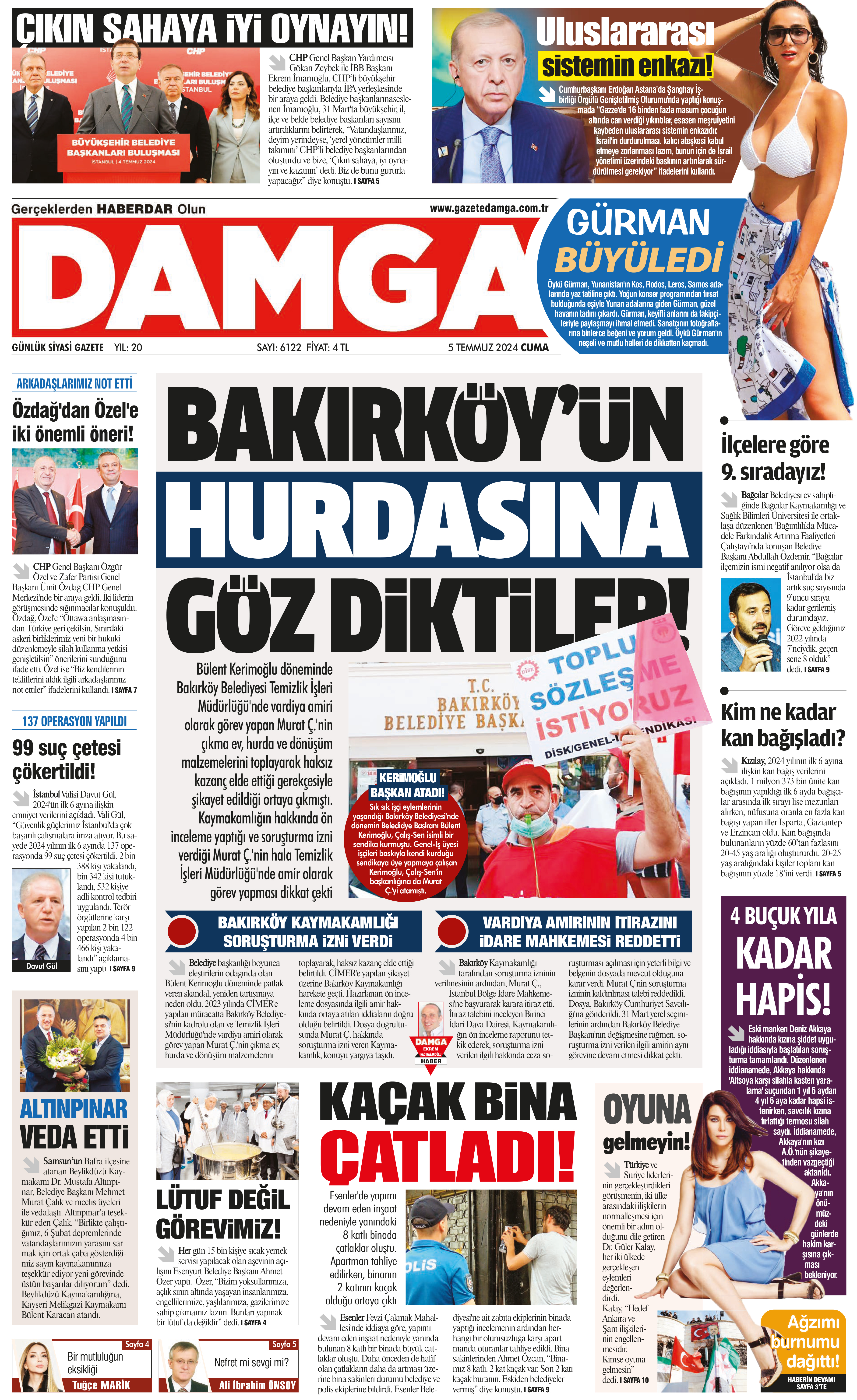 https://www.damga.com/DAMGA 05 Temmuz 2024 Cuma Sayfaları