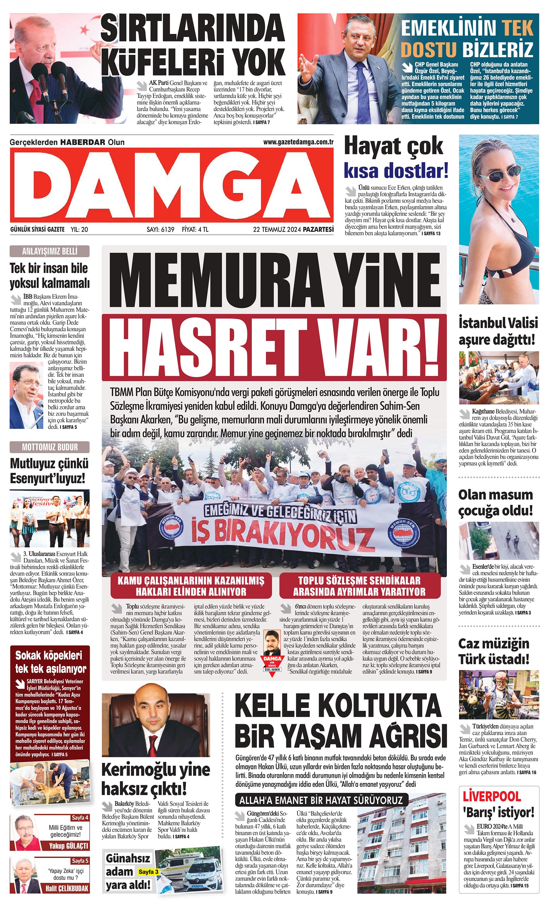 https://www.damga.com/DAMGA 22 Temmuz 2024 Pazartesi Sayfaları