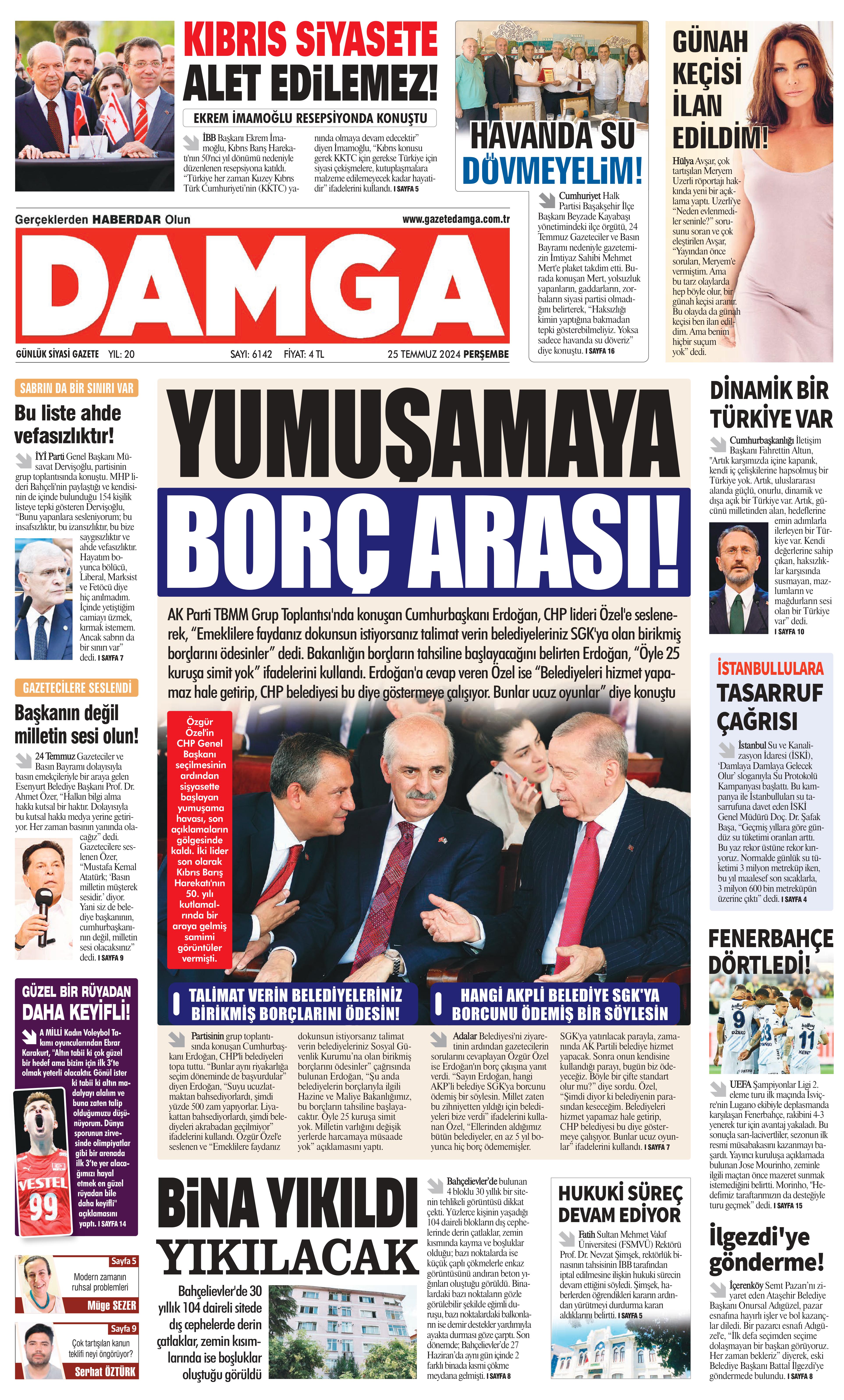 https://www.damga.com/DAMGA 25 Temmuz 2024 Perşembe Sayfaları