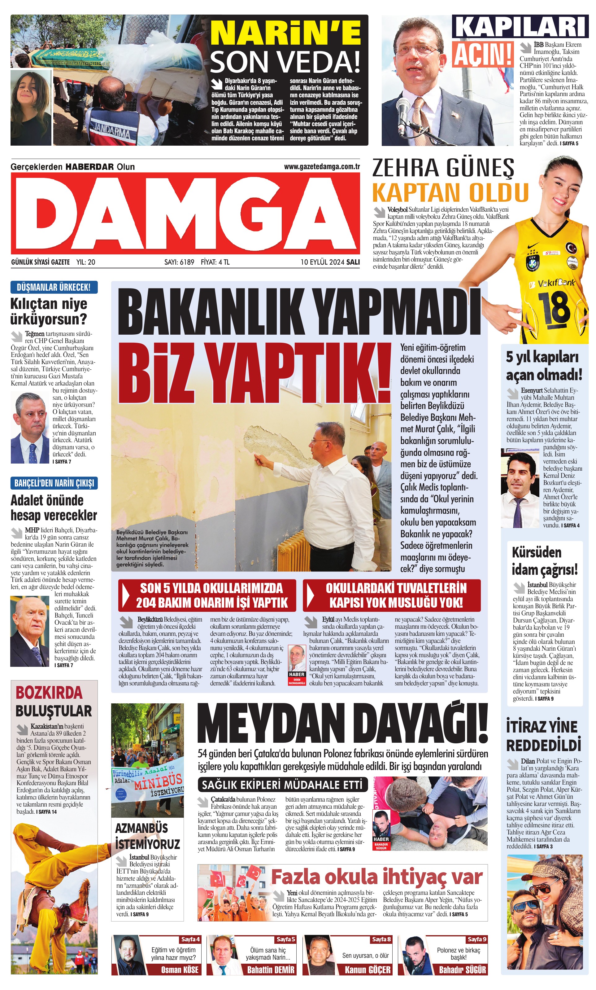 https://www.damga.com/DAMGA 10 Eylül 2024 Salı Sayfaları