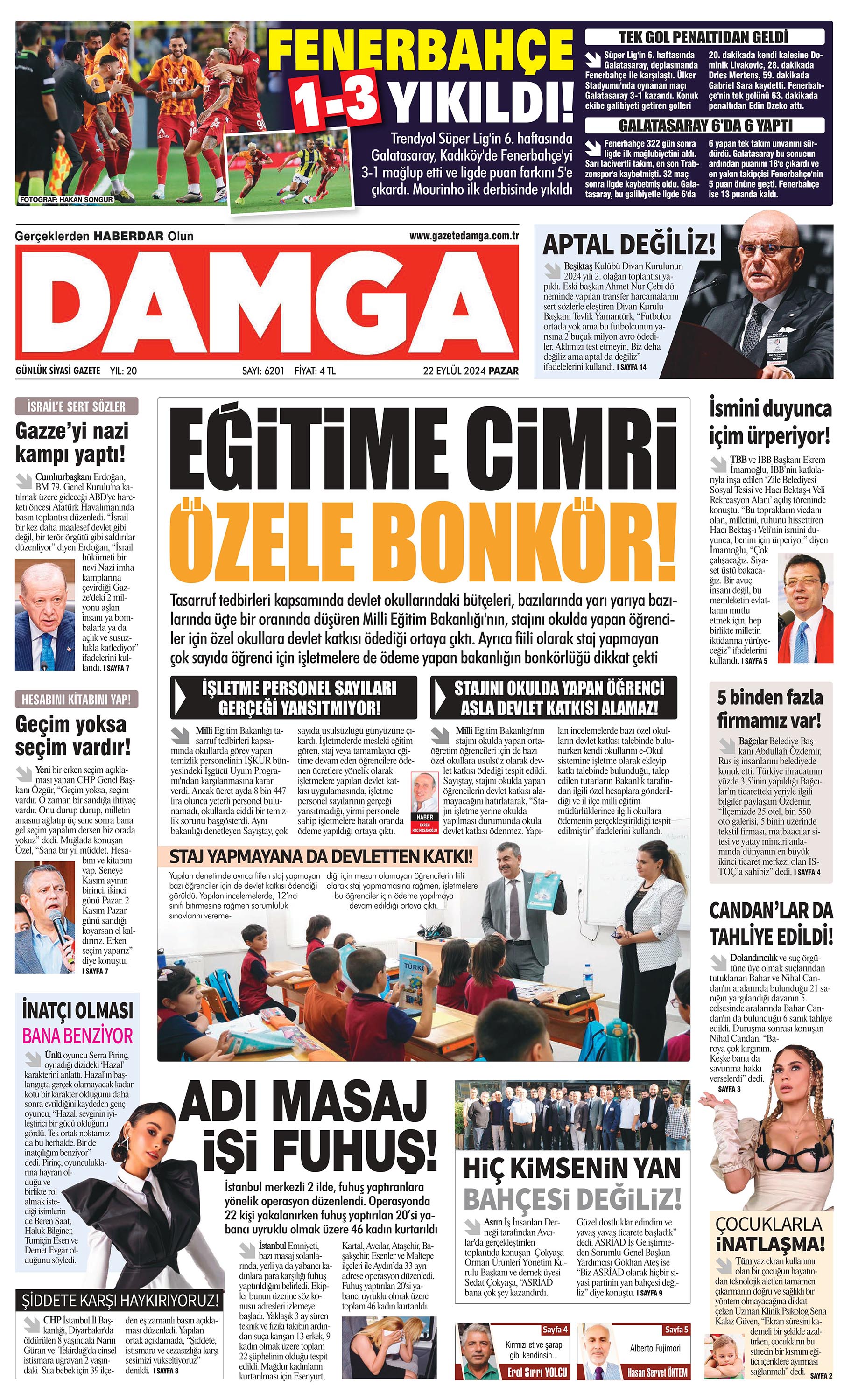 https://www.damga.com/DAMGA 22 Eylül 2024 Pazar Sayfaları