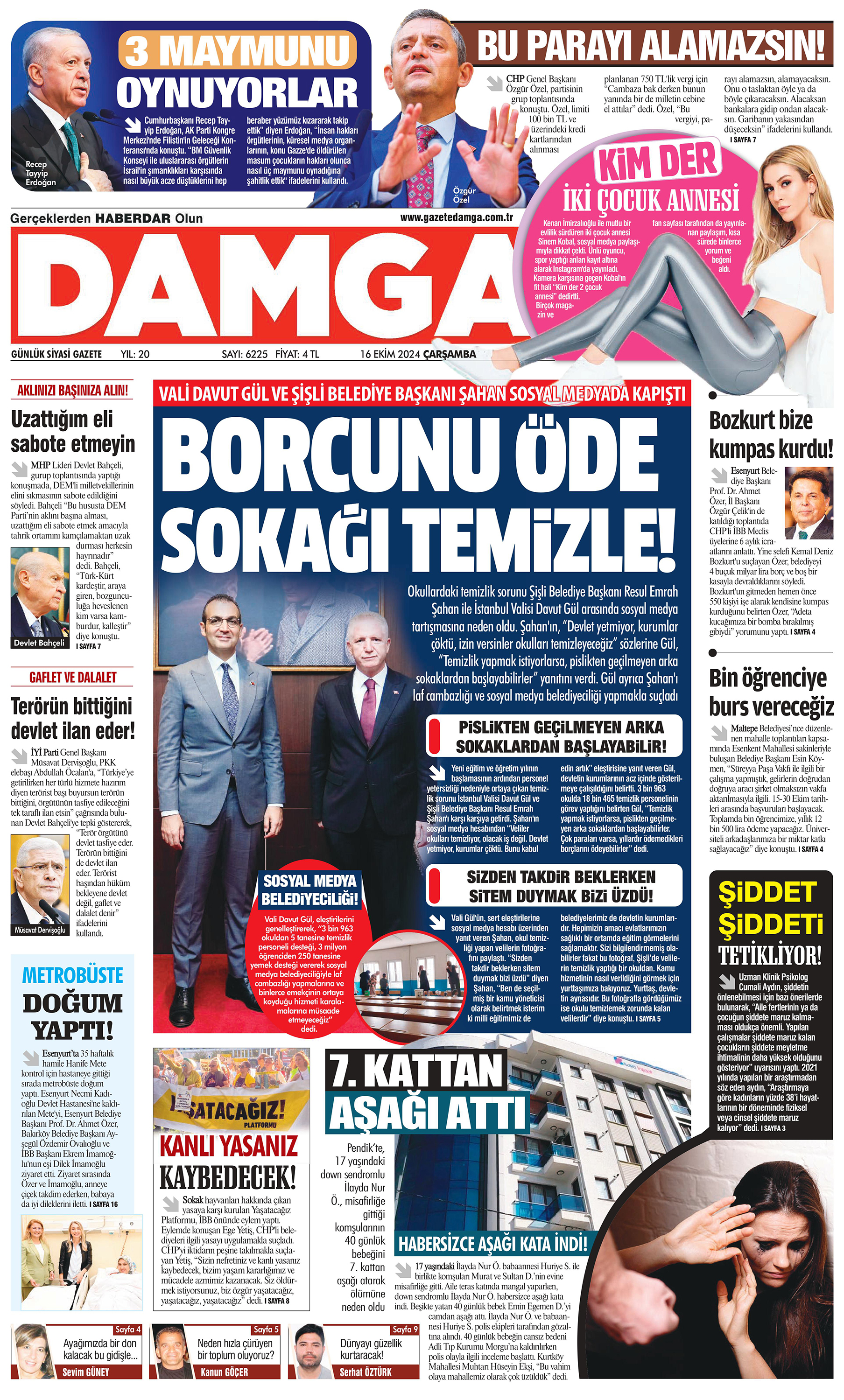 https://www.damga.com/DAMGA 16 Ekim 2024 Çarşamba Sayfaları