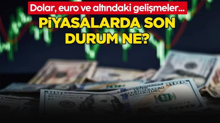 1 Ağustos 2024 piyasalar güncel son durum, dolar, euro, gram altın ve çeyrek altın kaç TL?