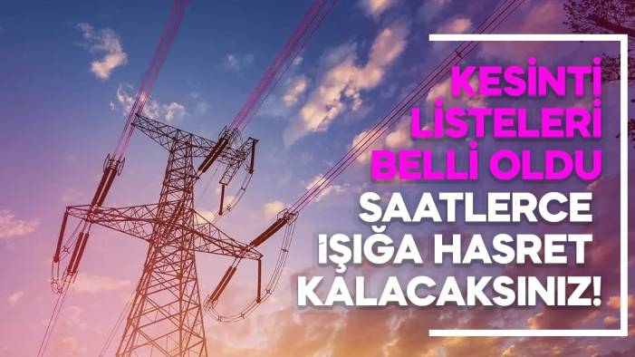 BEDAŞ ve AYEDAŞ açıkladı: 25 Ağustos 2024 Pazar günü İstanbul'un yarısı akşama kadar elektriksiz kalacak!