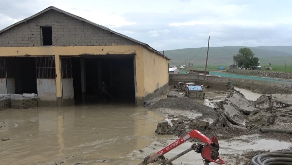 Muş sele teslim oldu: Köprü yıkıldı, onlarca evi su bastı!