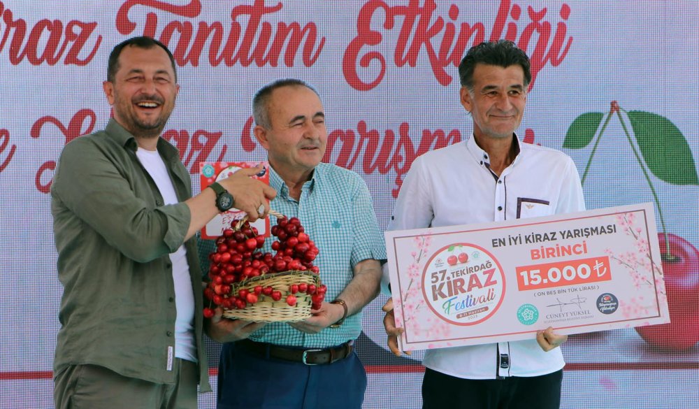 Tekirdağ'da Uluslararası Kiraz Festivali düzenlendi