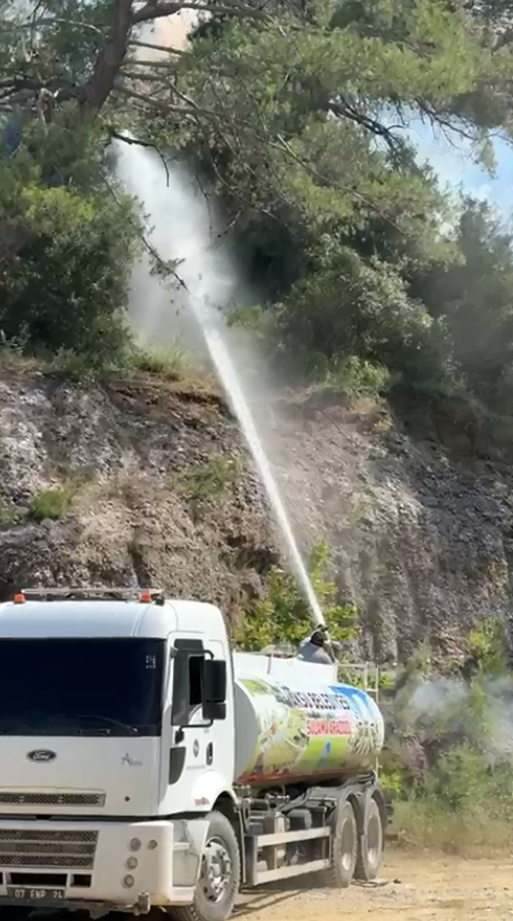 Antalya'da orman yangını