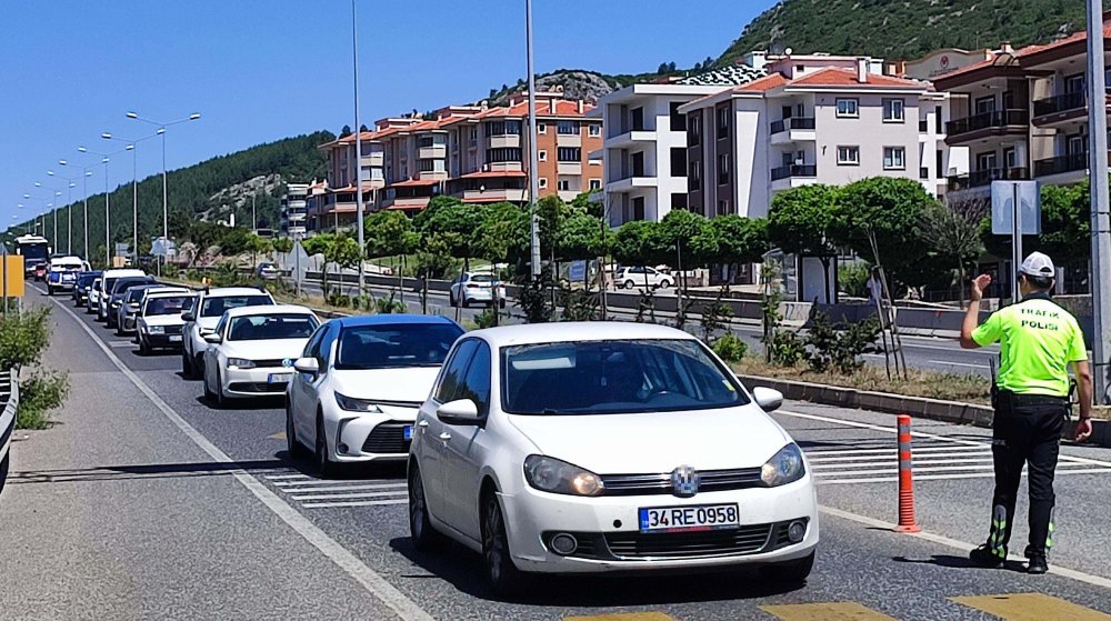 Bodrum'a 3,5 günde 50 binden fazla araç giriş yaptı