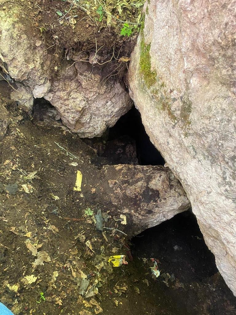 Tokat'ta PKK sığınağı bulundu