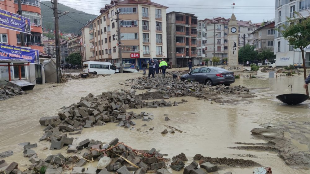 Zonguldak'ta etkili olan yağış miktarı belli oldu