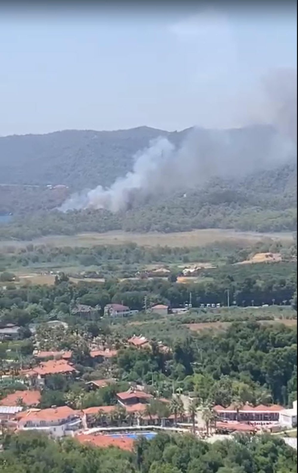 Fethiye'de orman yangını