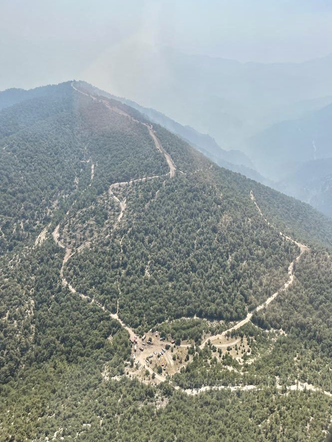 Bolu'daki orman yangını kontrol altına alındı