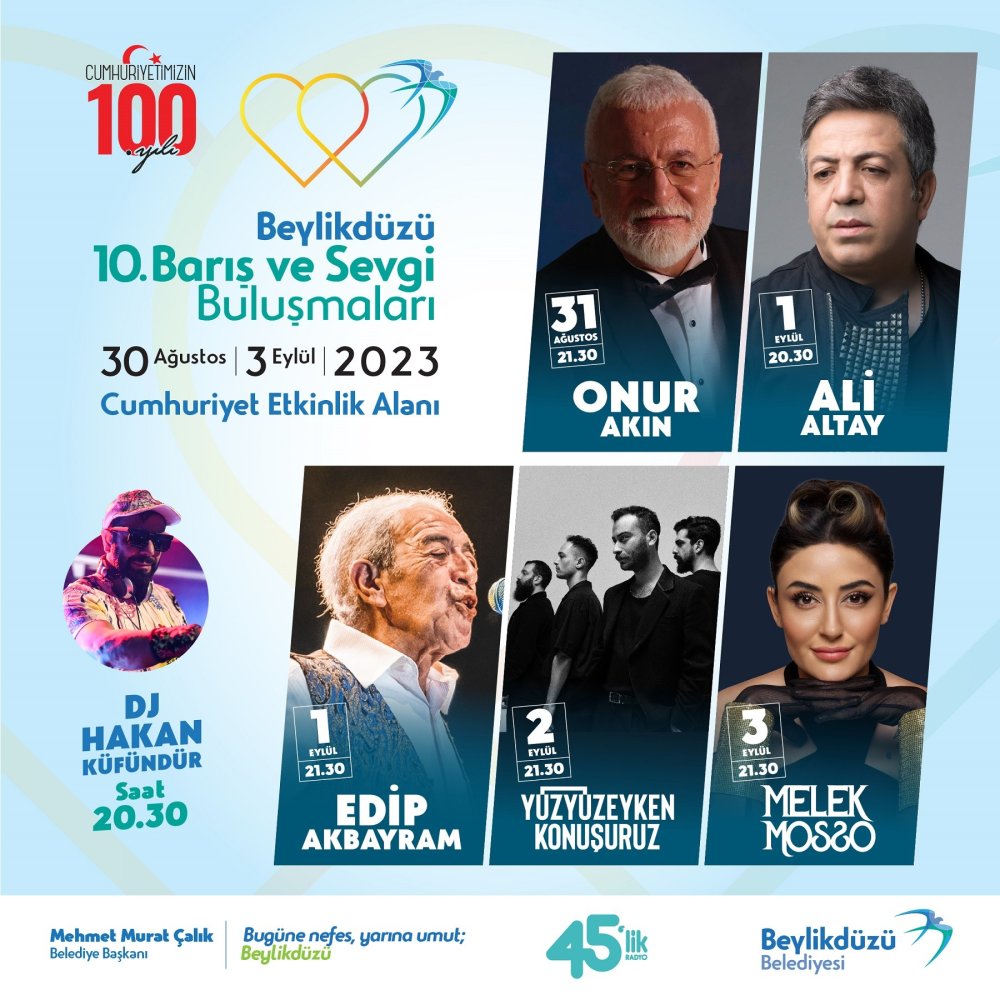 ‘10. Barış ve Sevgi Buluşmaları’ başlıyor