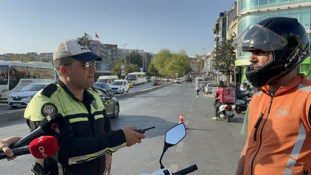 Motosiklet sürücülerine denetim: Kural ihlali yapanlara ceza