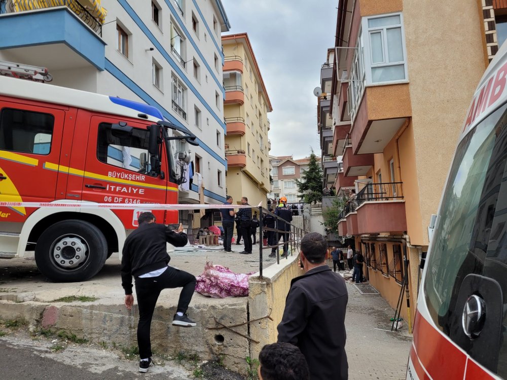 Ankara'da doğalgaz patlaması: 1 kişi hayatını kaybetti