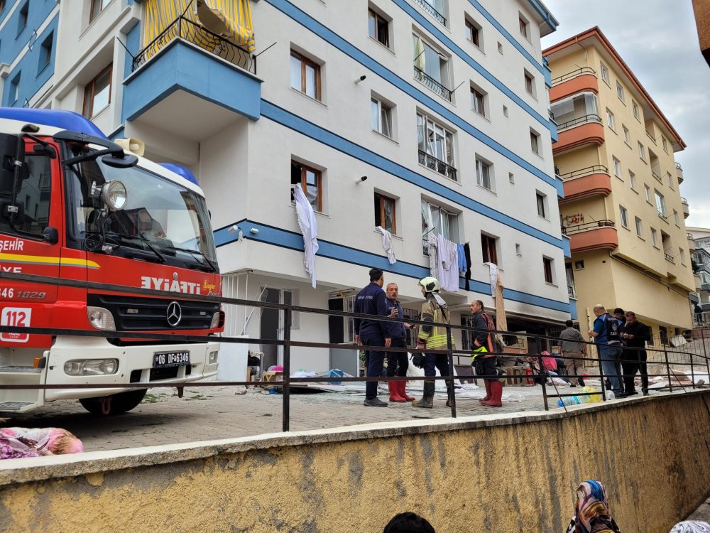 Ankara'da doğalgaz patlaması: 1 kişi hayatını kaybetti