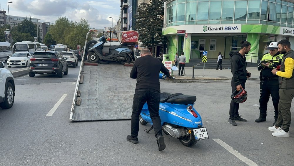 Motosiklet sürücülerine yapılan denetimde ceza yağdı: 35 bin 770 lira