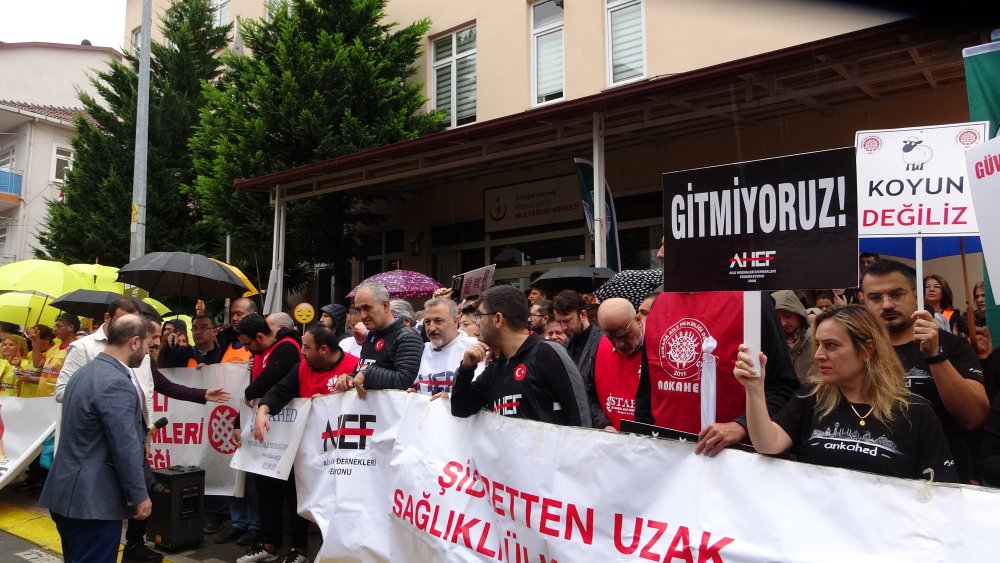 Aile sağlığı merkezindeki doktorlar iş bıraktı: 'Terör bitmezse doktorsuz kalırsınız'