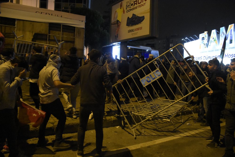 İstanbul'da İsrail protestosu