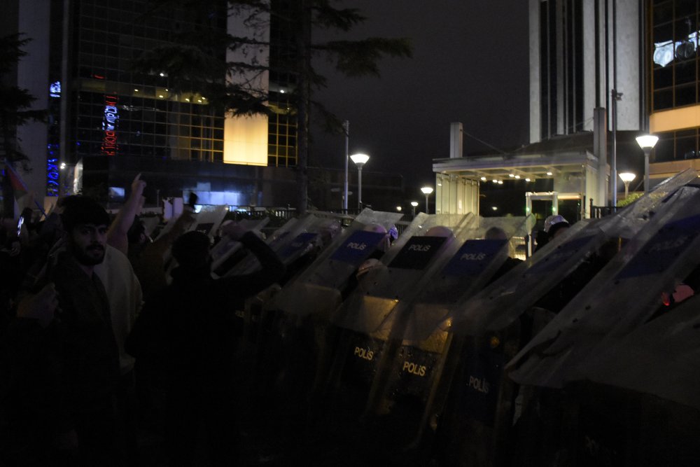 İstanbul'da İsrail protestosu