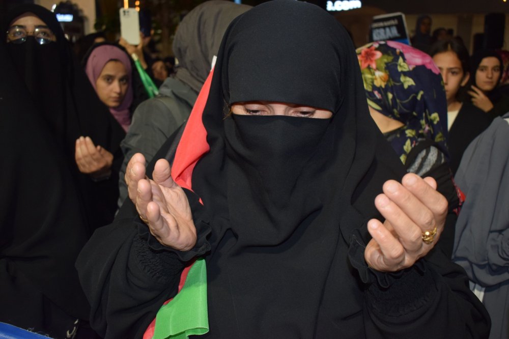 İsrail'in Gazze'ye yönelik saldırısı protesto edildi!