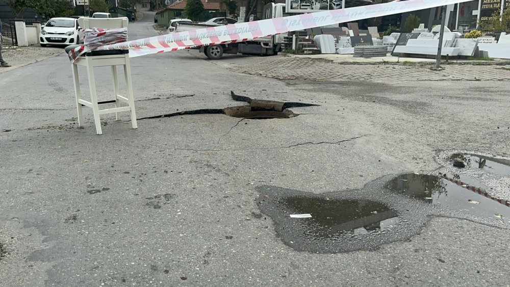 Yer altında patlama: Bölgeye güvenlik şeridi çekildi