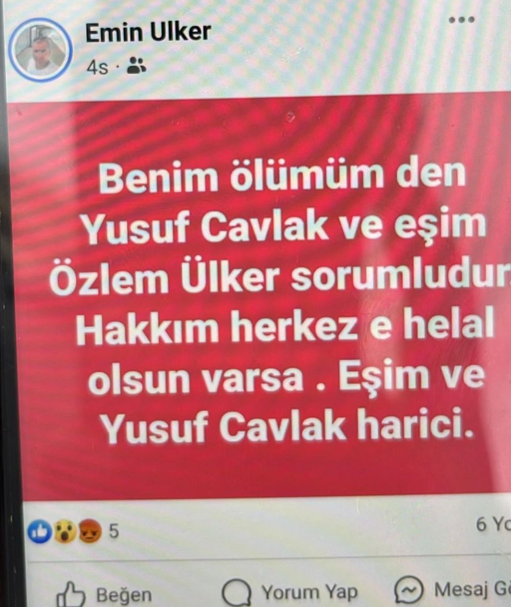 Eşini ve birlikte yürüdüğü erkek arkadaşını öldürüp, intihar etti