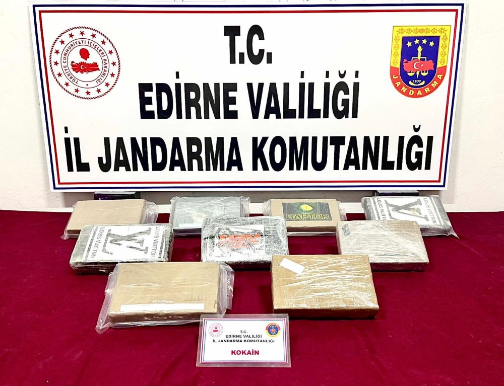 Durdurulan TIR'da 10 kg kokain ele geçirildi