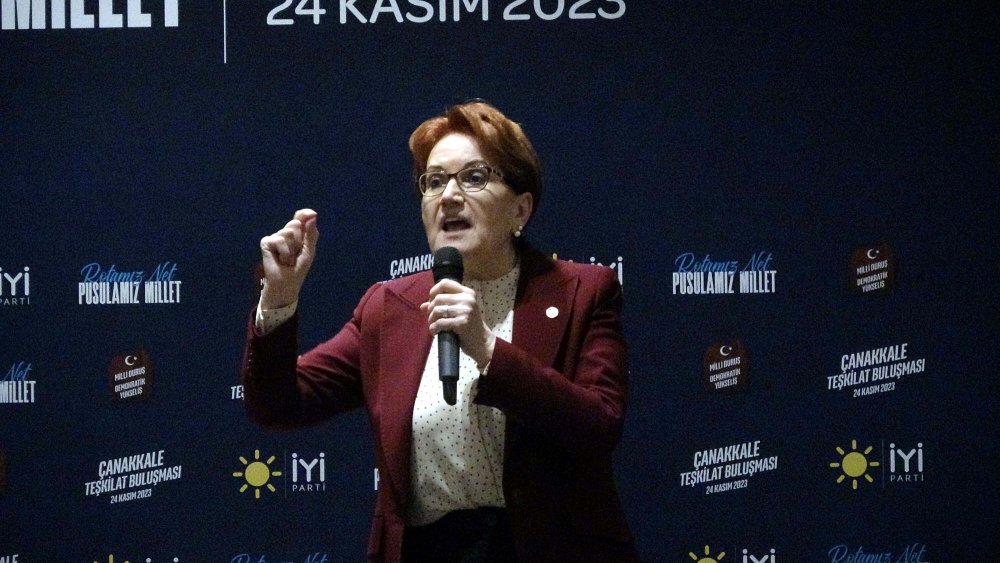 Meral Akşener Çanakkale'de partisinin başkan adayını açıkladı