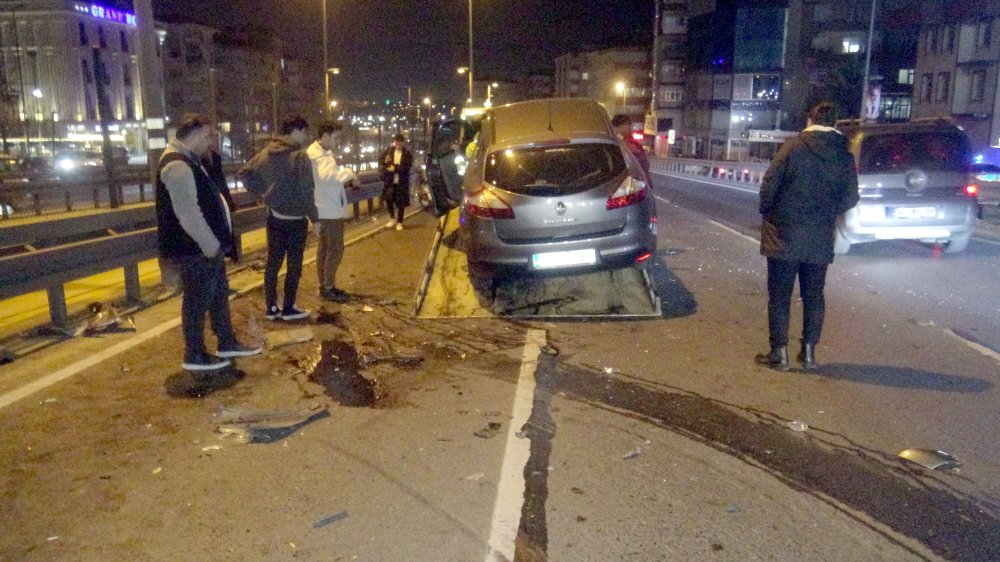 Avcılar'da zincirleme kaza: 1 yaralı