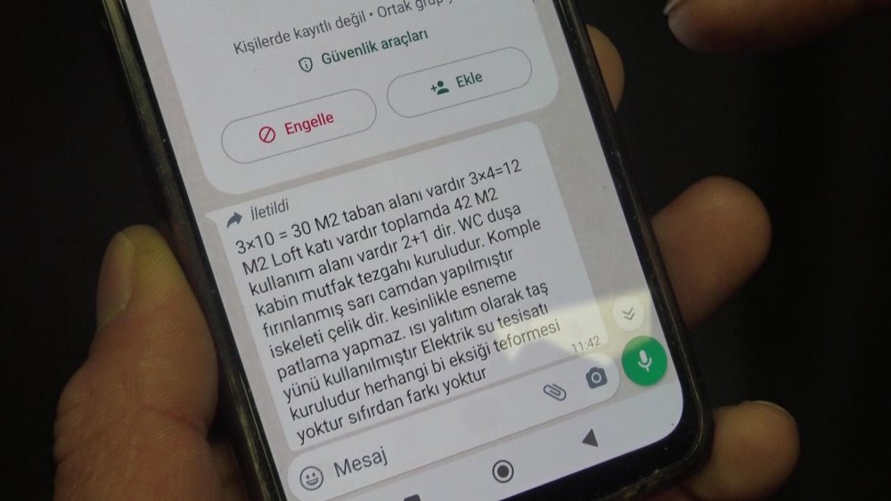 Hasta çocukları için konteyner almak isterken dolandırıldı