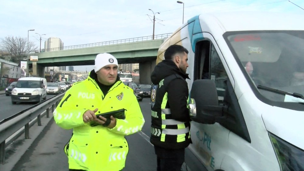 İstanbul'da siren ve çakar kullananlara yönelik denetim yapıldı