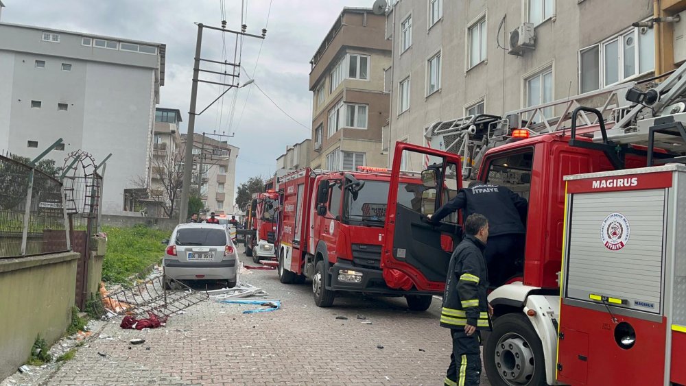 Kocaeli'de korkutan doğal gaz patlaması!