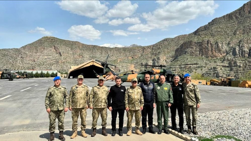 Selçuk Bayraktar Hakkari Çukurca'da