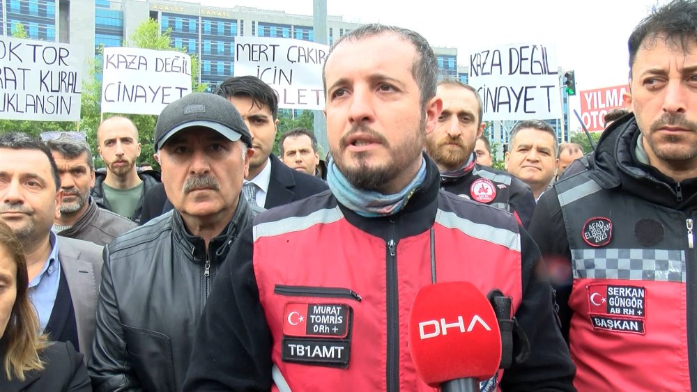 Motosiklet sürücülerinden Oğuz Murat Aci ve Mert Çakır için 'Adalet Konvoyu' protestosu