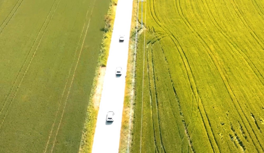 Çalıntı otomobille kaçan şüpheli, havadan ve karadan takiple yakalandı