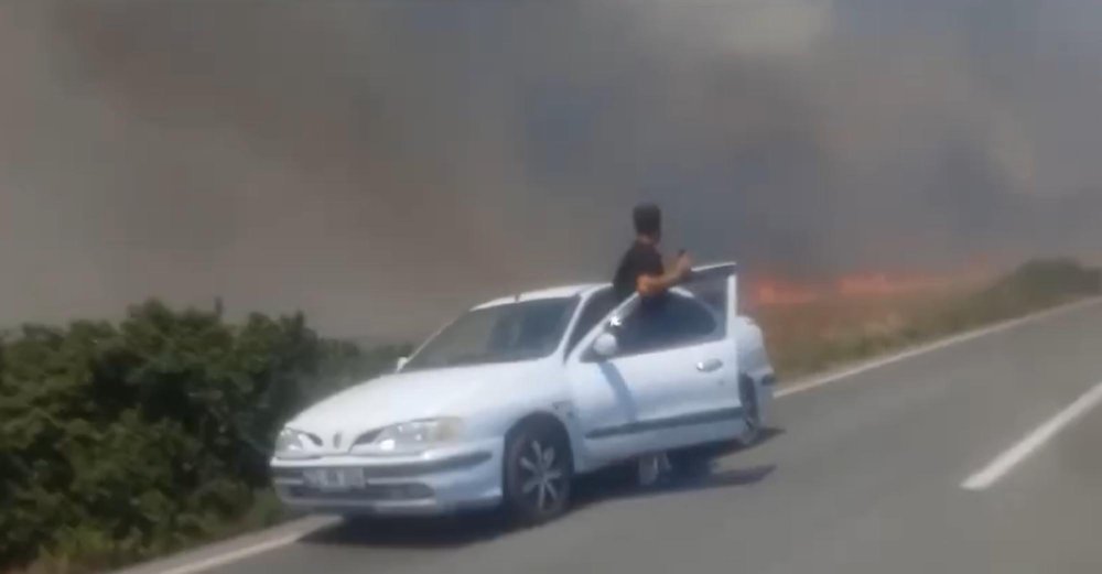 Tekirdağ'da 180 dönüm ekili buğday yandı!