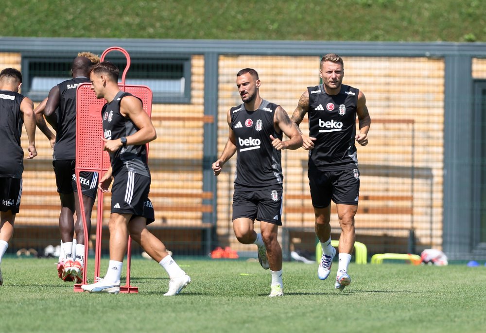 Beşiktaş’ta Immobile ve Semih Kılıçsoy takımla çalıştı