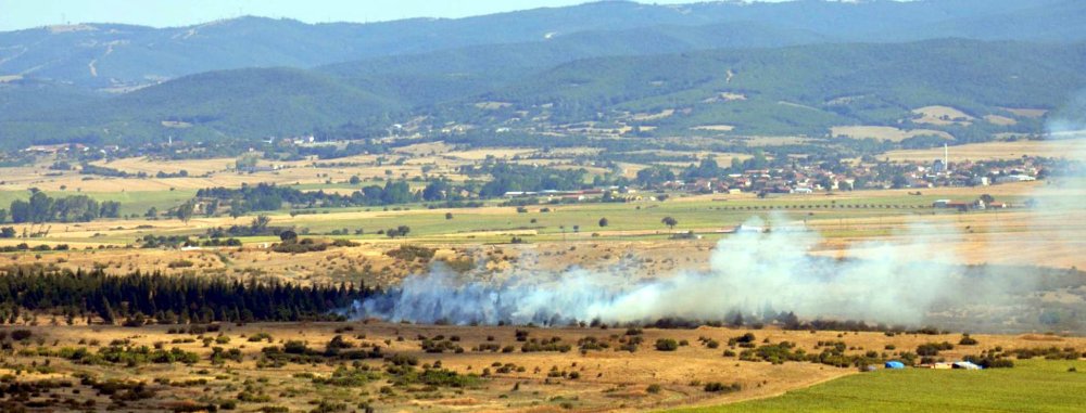 Tekirdağ’ın iki farklı piknik alanında yangın çıktı