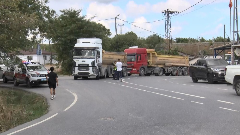 İstanbul'da hafriyat kamyonlarına denetim düzenlendi