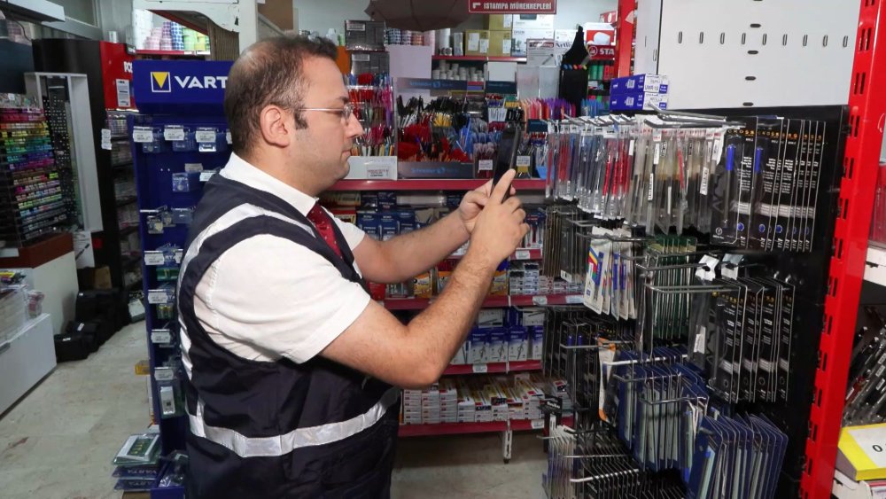 İstanbul'da kırtasiye ve okul ürünleri denetimi