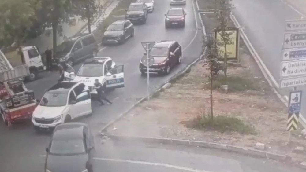 Kocaeli'nde polis aracına çarpmışlardı: Başakşehir'de yakalandılar