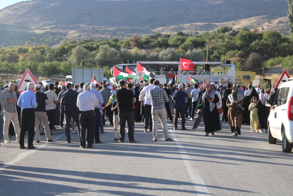 Kürecik NATO Radar Üssü'nde, İsrail protesto edildi