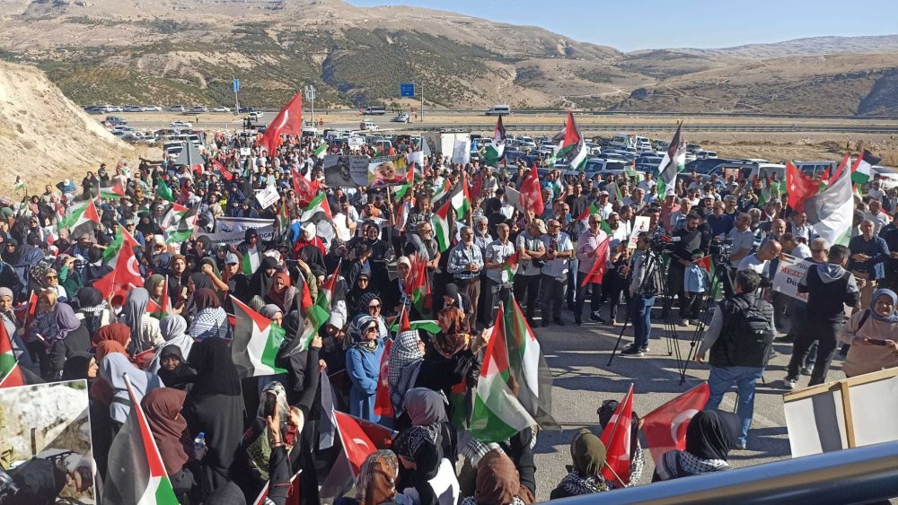 Kürecik NATO Radar Üssü'nde, İsrail protesto edildi