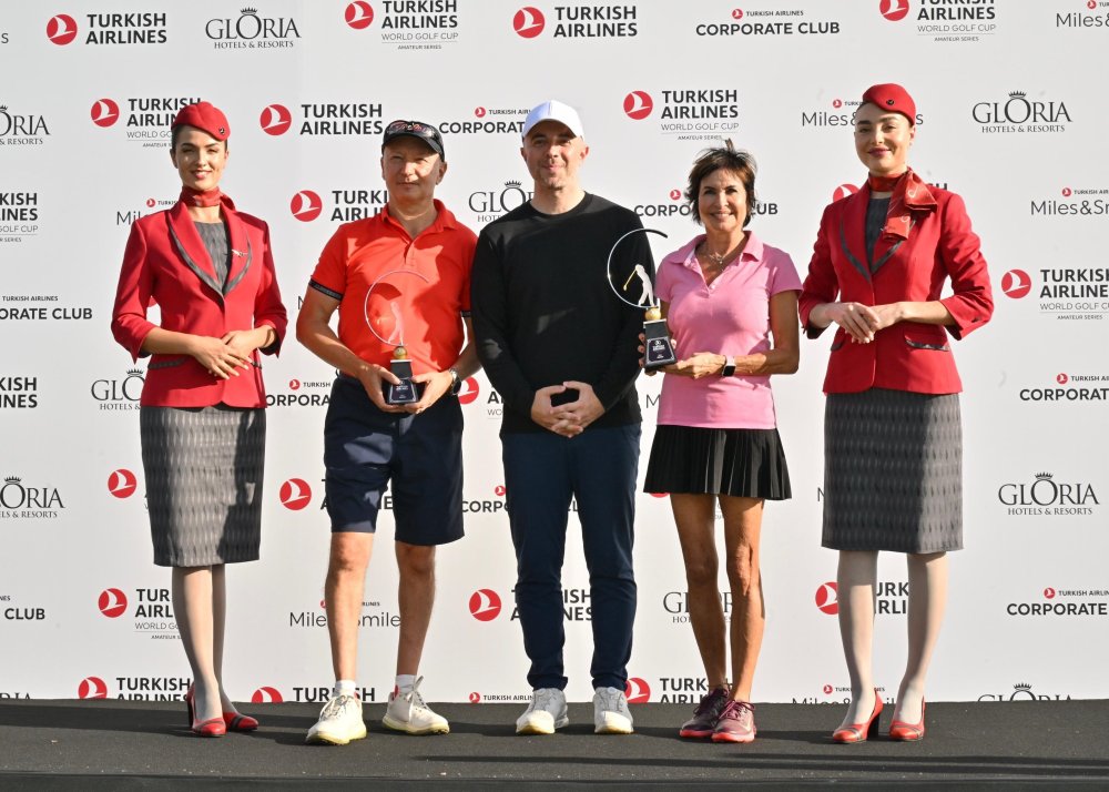 Turkish Airlines World Golf Cup turnuvasında kazananlar ödüllerini aldı