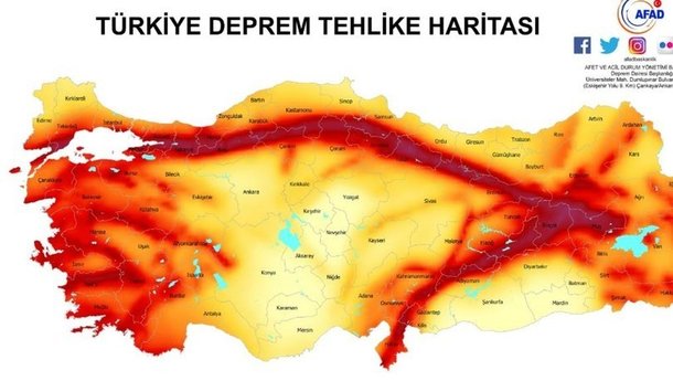 deprem haritası