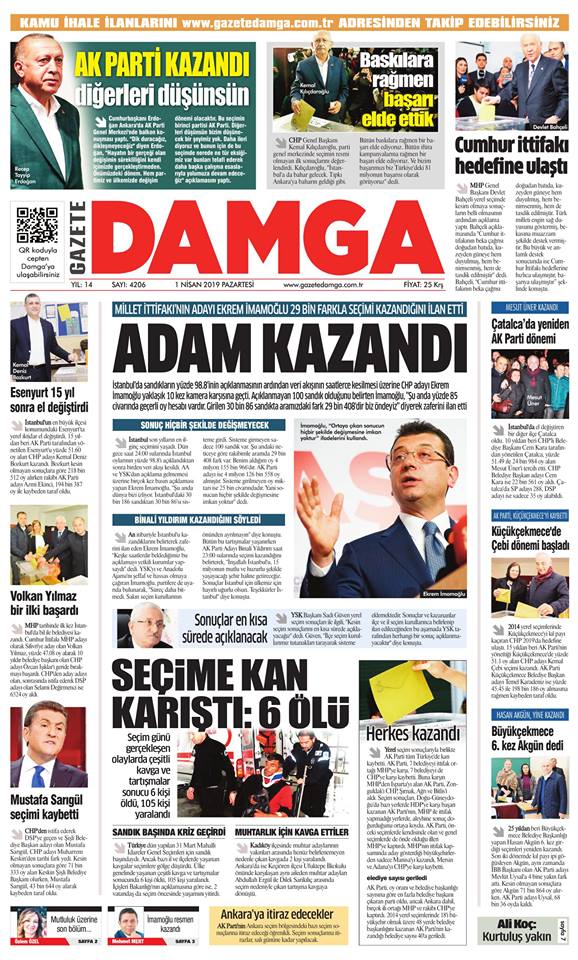 gazete damga 1 nisan