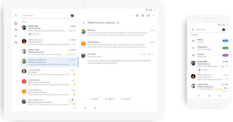 gmail yeni tasarımı