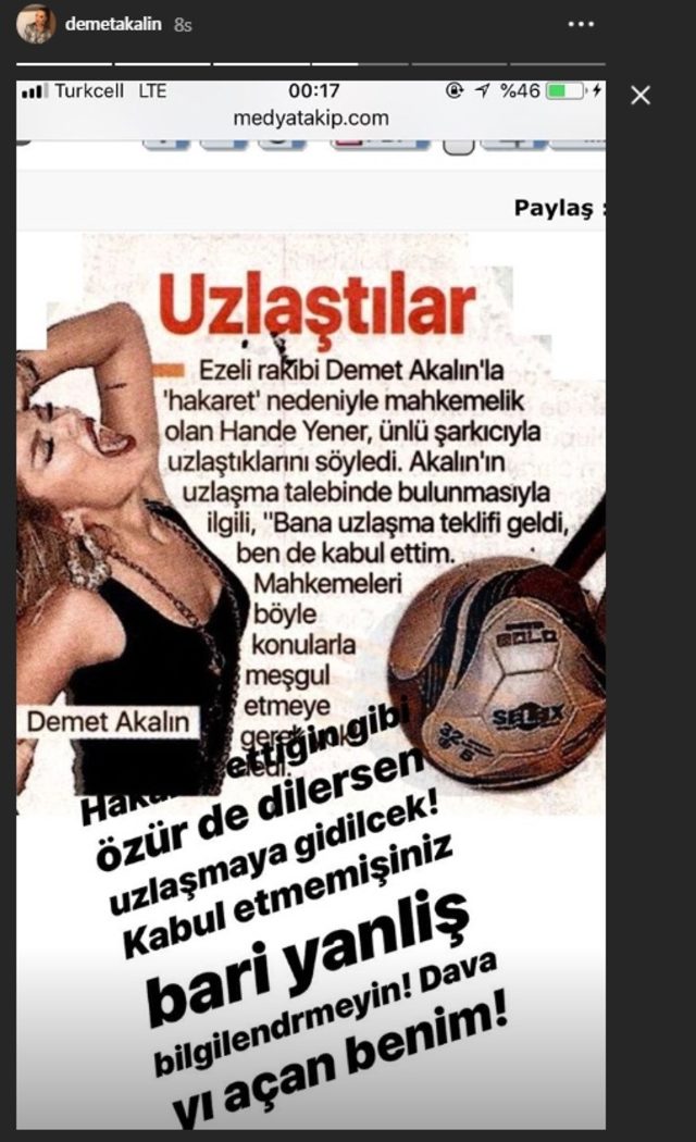 demet akalın instagram